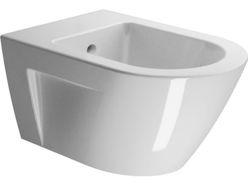 NORM 55 - Wall-hung bidet with overflow by GSI ceramica - view 2